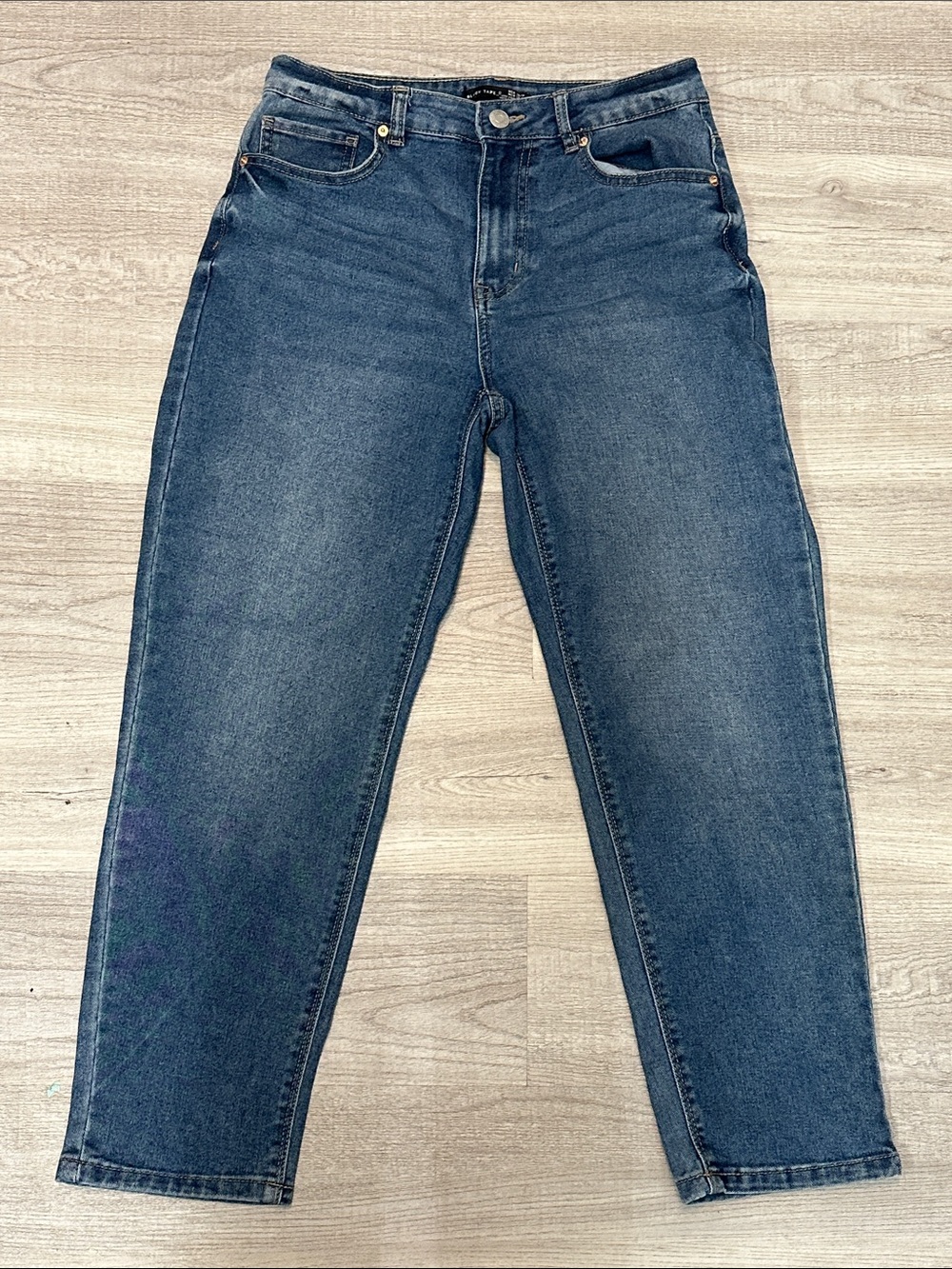 Black Tape_ Mid Wash Boyfriend Jeans
